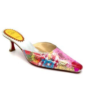 Christian Louboutin ARTE POVERA 55 Time Capsule Trash Mule Sandals Heels